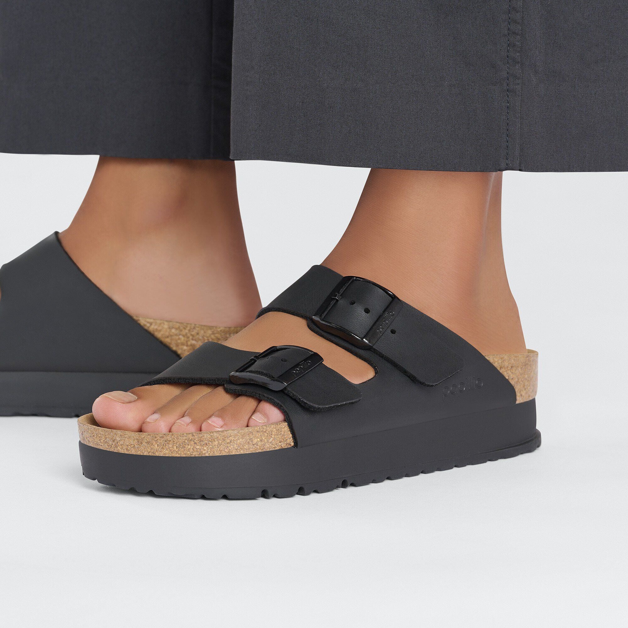 Arizona Platform | Vegan | Birko-Flor | Black - Image 2