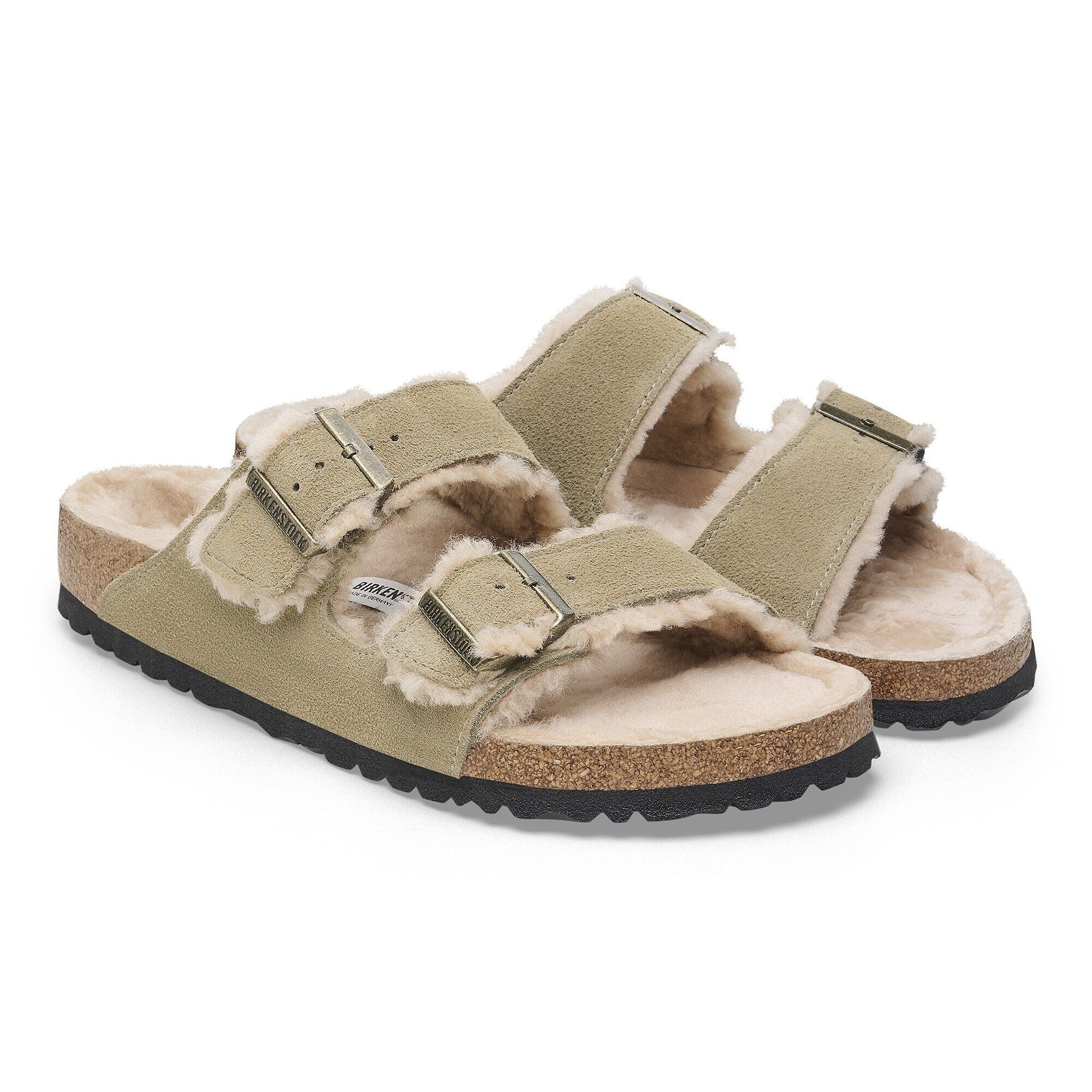 Arizona Shearling | Suede | Taupe