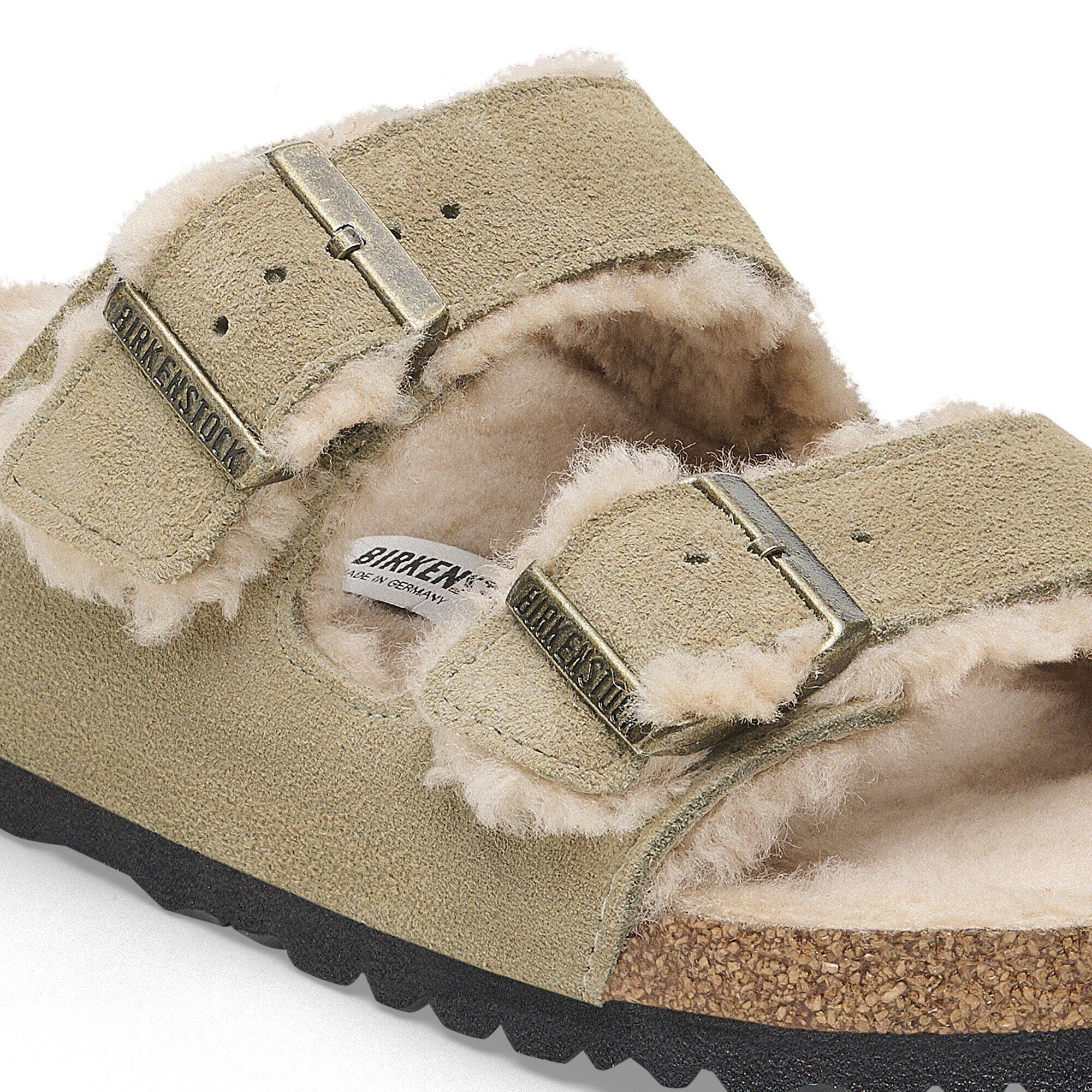 Arizona Shearling | Suede | Taupe - Image 7
