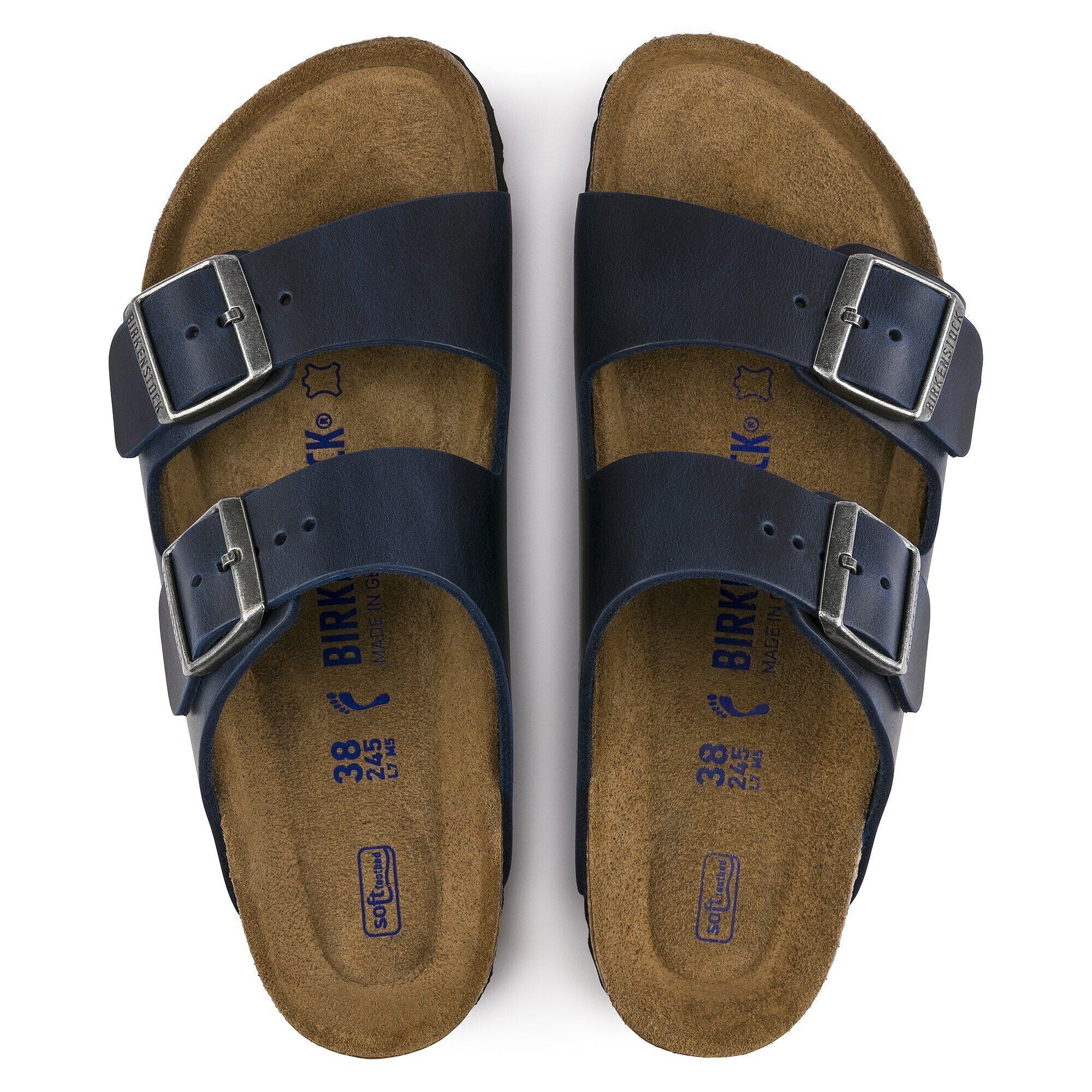Arizona | Soft Footbed | Oiled Leather | Blue - Image 4