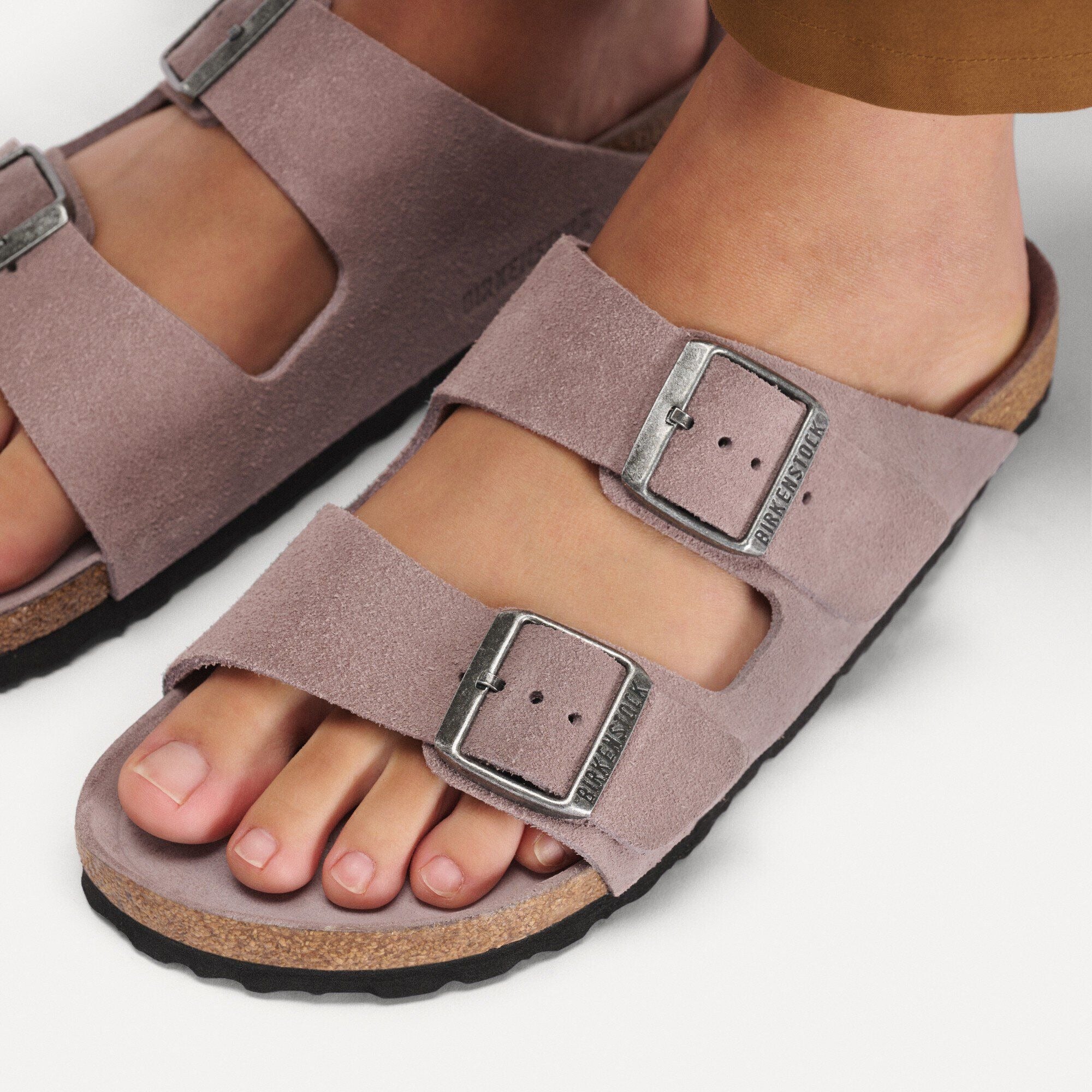 Arizona | Soft Footbed | Suede | Faded Purple Tonal - Image 2