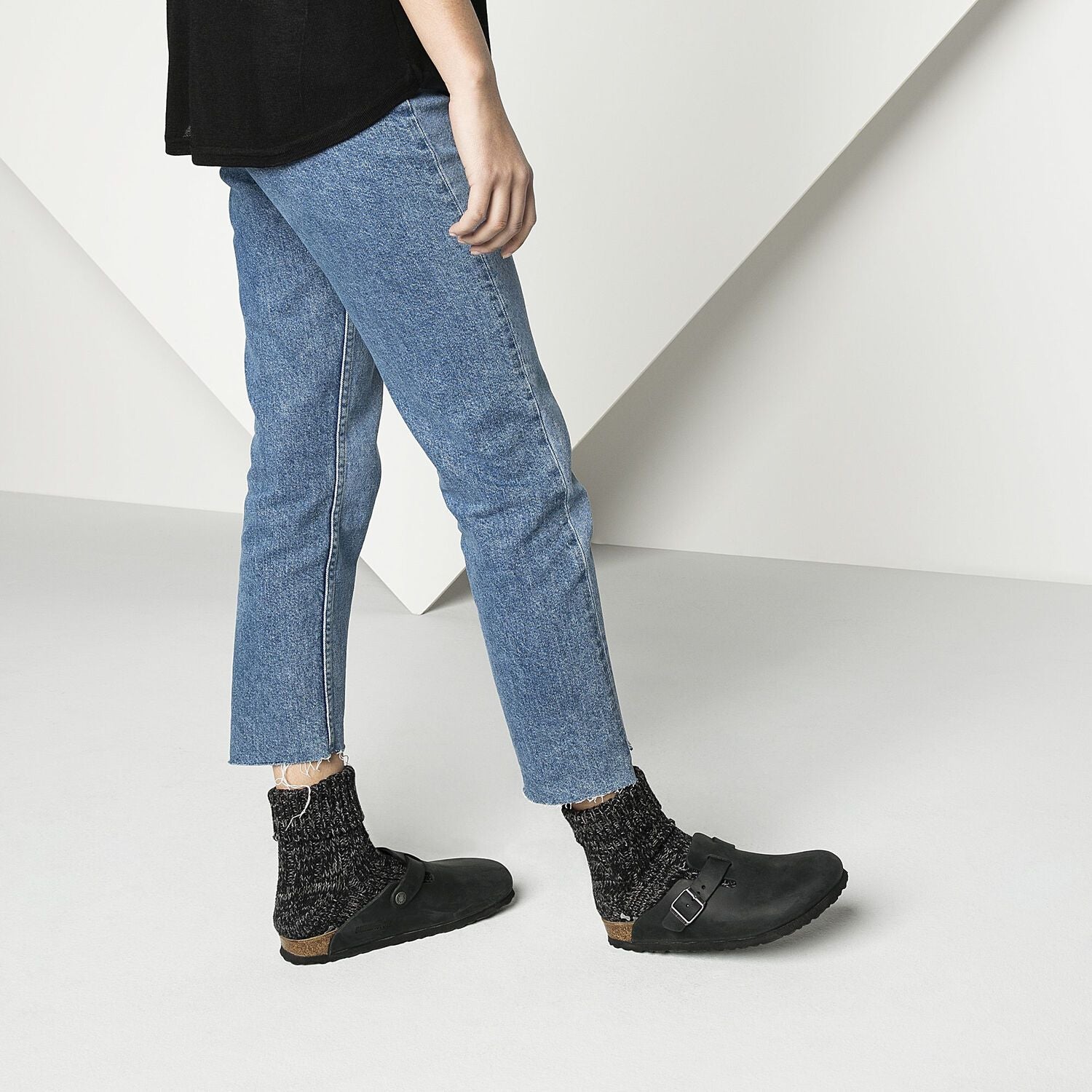 Boston | Oiled Leather | Black - Image 3