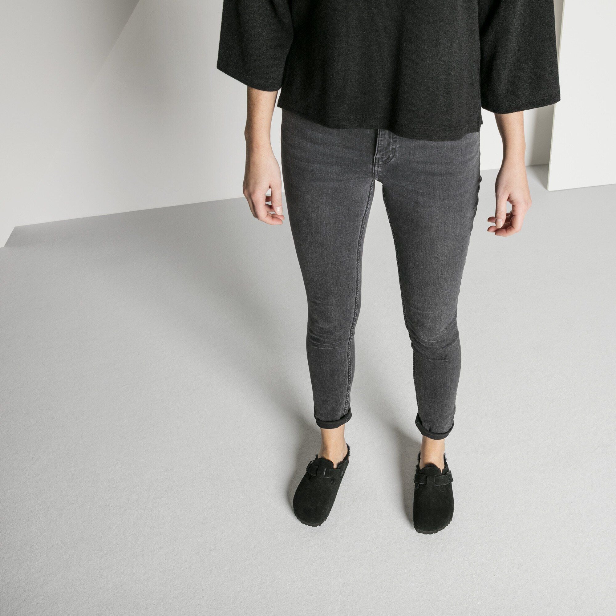 Boston Shearling | Suede | Black - Image 4