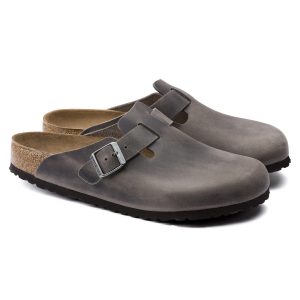 Boston Soft Footbed | Oiled Leather | Iron