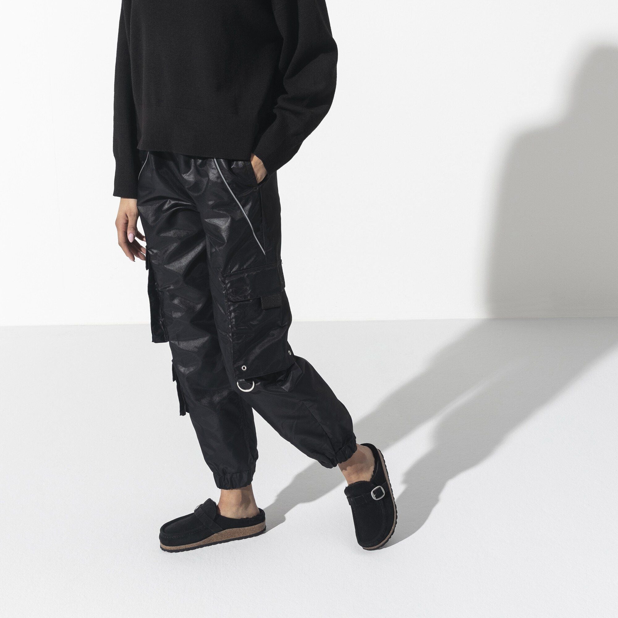 Buckley Shearling | Suede | Black - Image 3