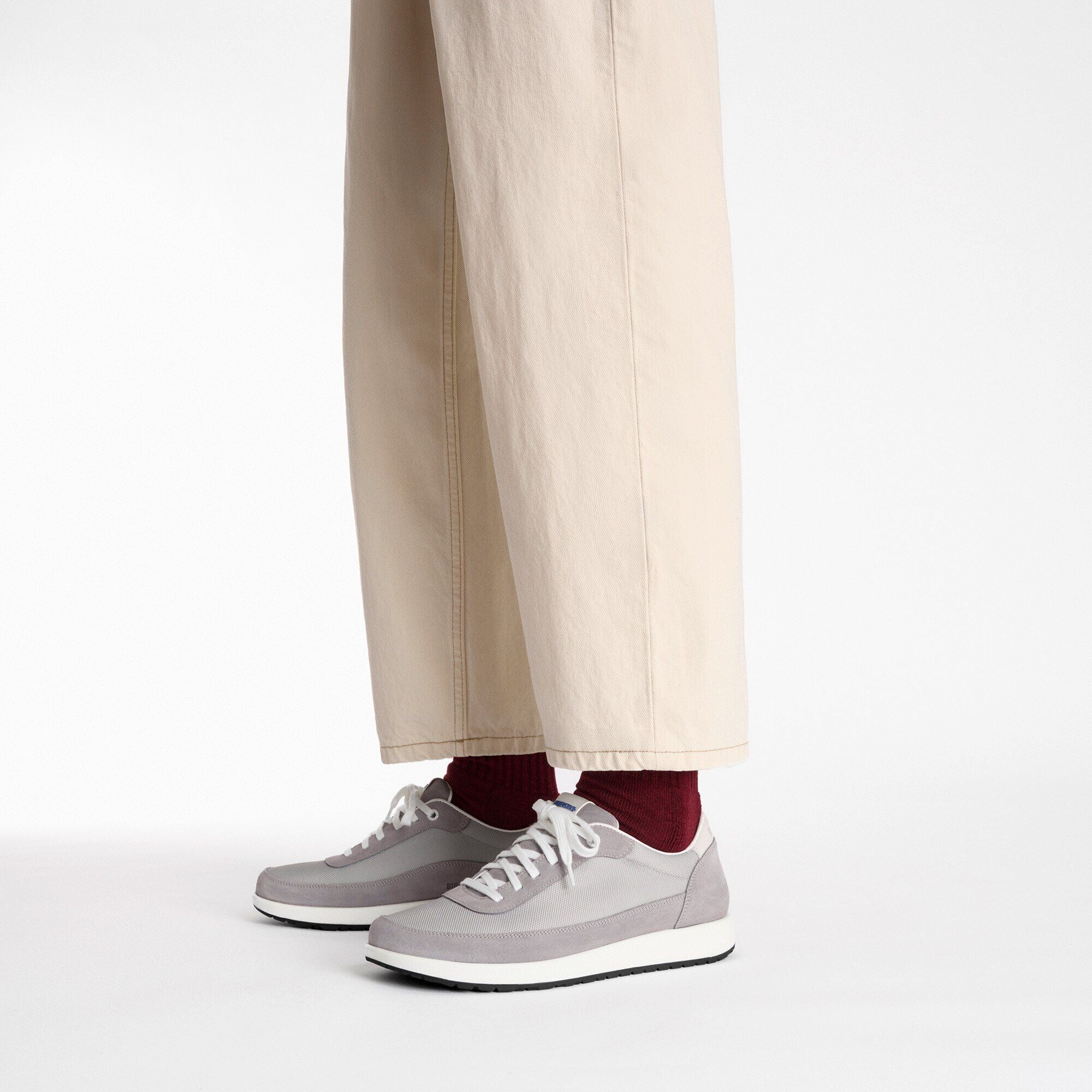 Honnef City | Suede/Textile | Whale Gray/Stone Coin - Image 3