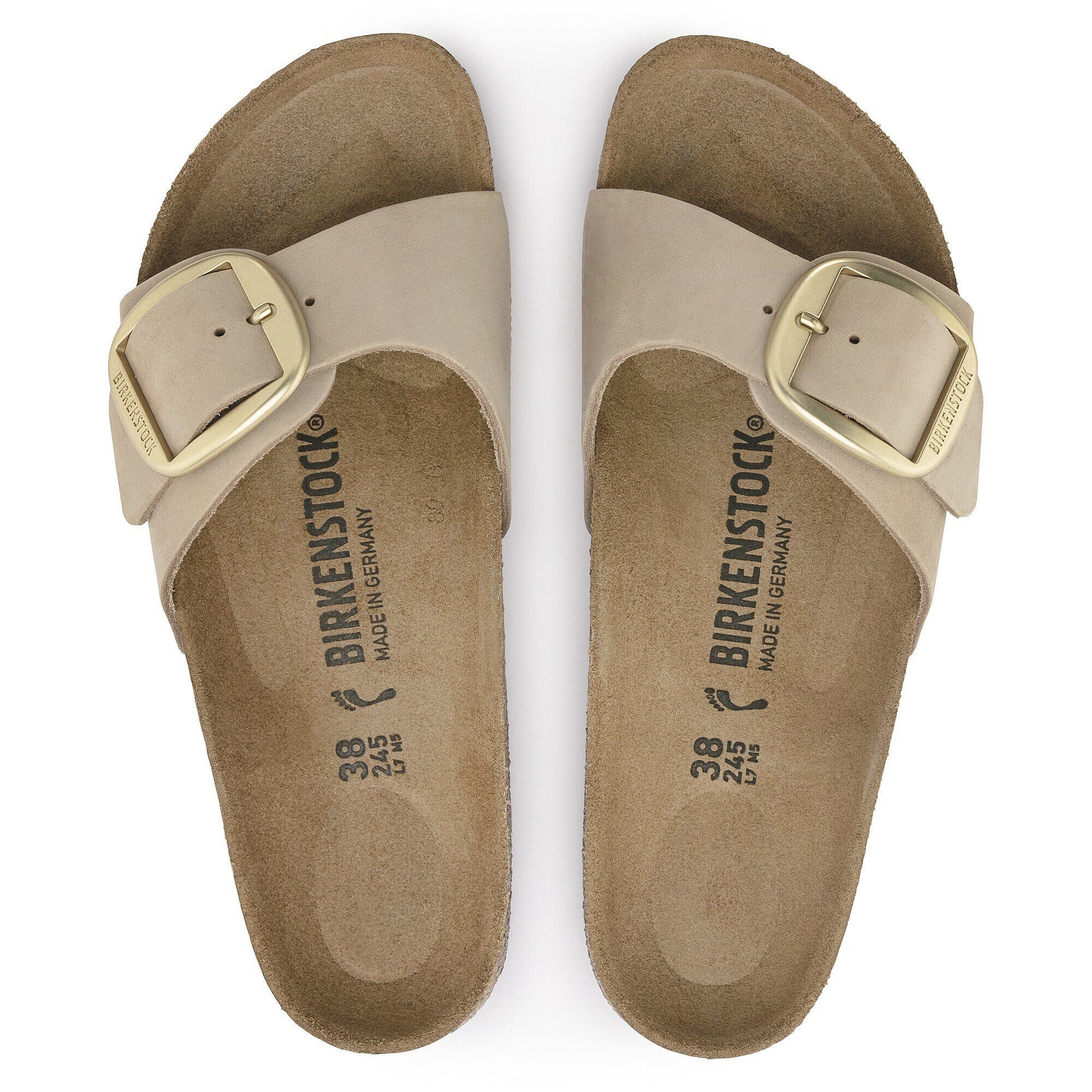 Madrid Big Buckle | Nubuck | Sandcastle - Image 4