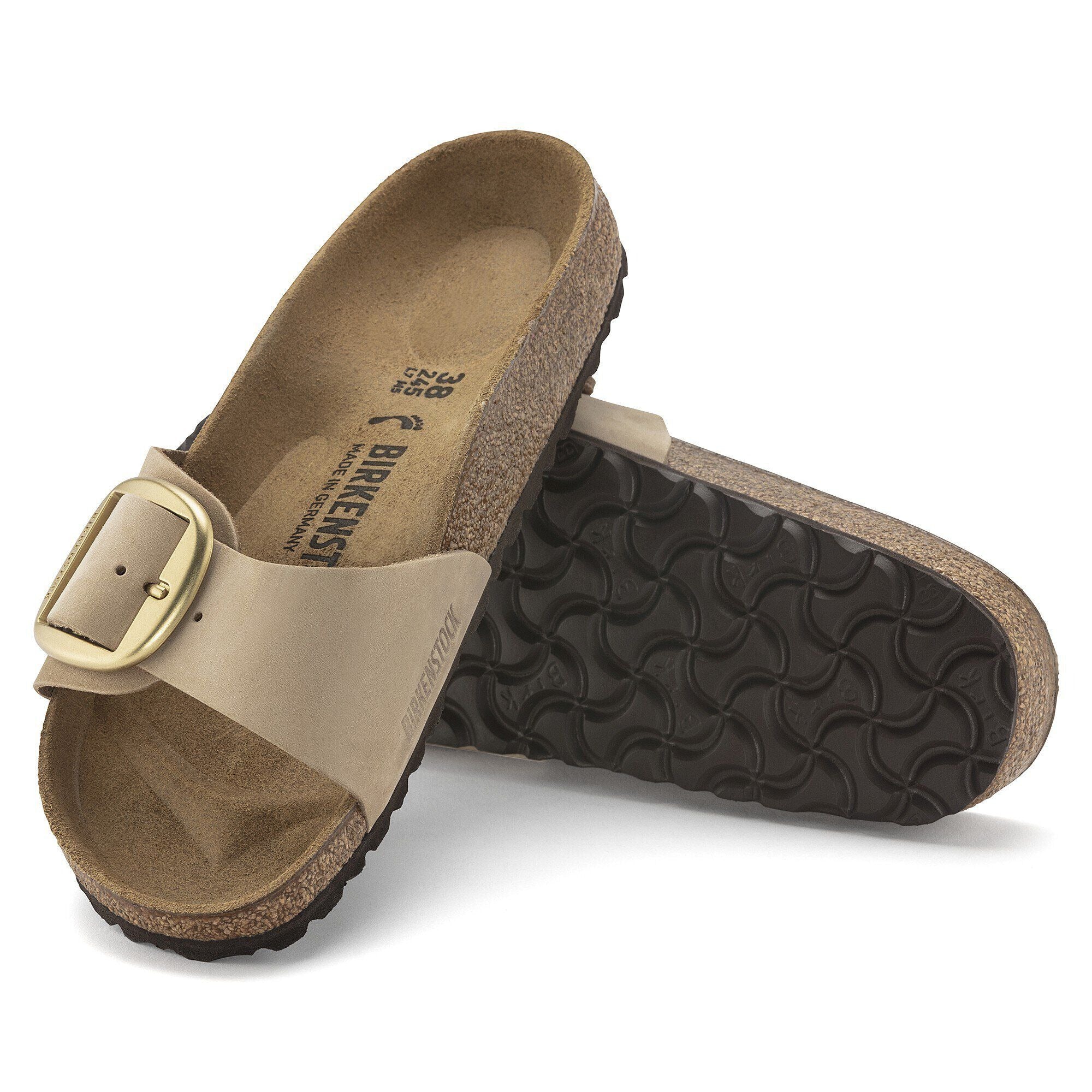 Madrid Big Buckle | Nubuck | Sandcastle - Image 6
