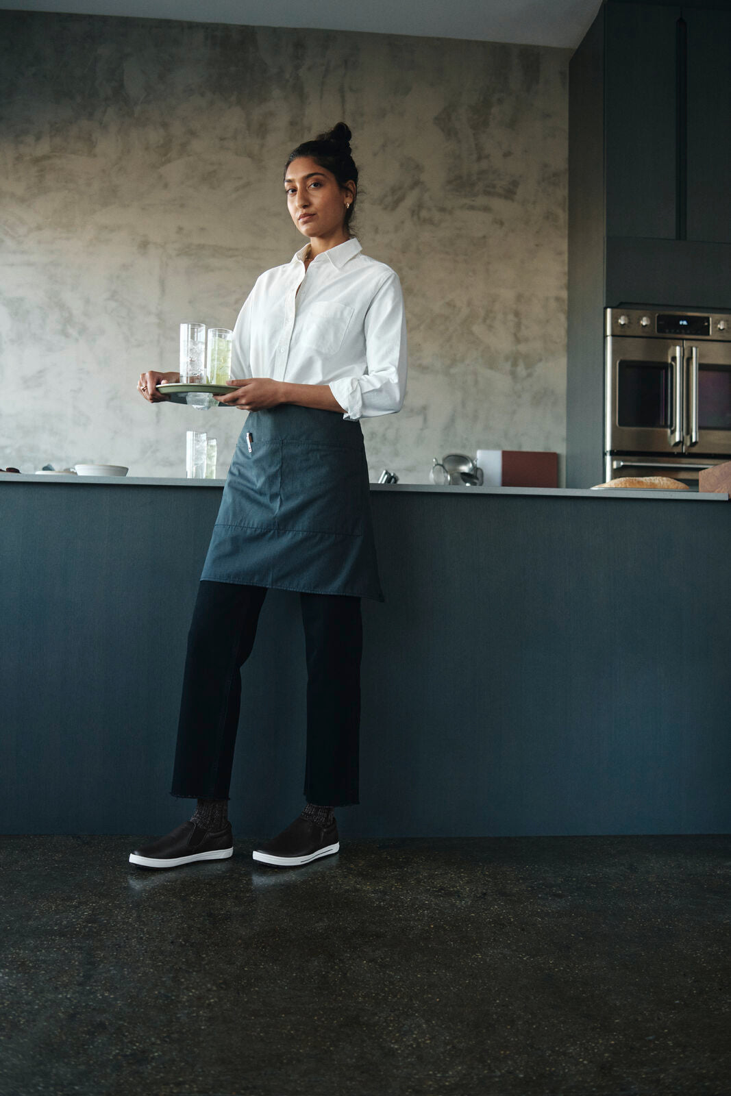 QO 400 Slip On | Leather | Black - Image 3