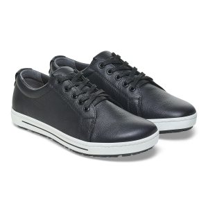QO 500 Lace Up | Leather | Black/White