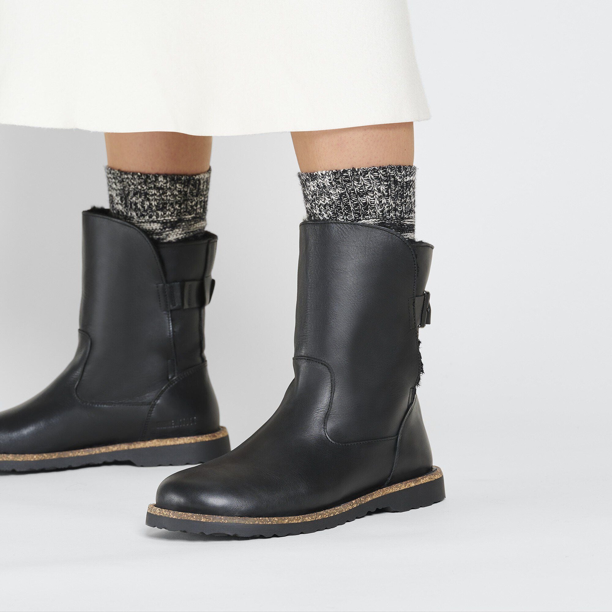 Uppsala Shearling | Leather/Shearling | Black - Image 2